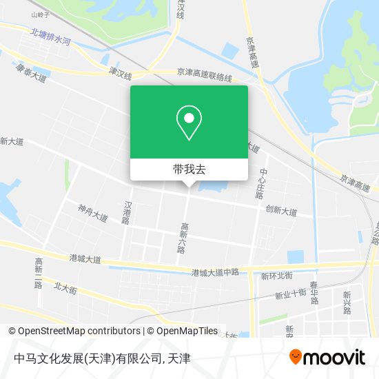 中马文化发展(天津)有限公司地图