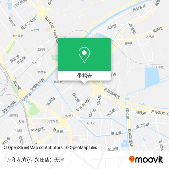 万和花卉(何兴庄店)地图