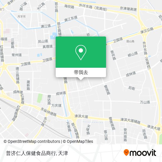 普济仁人保健食品商行地图