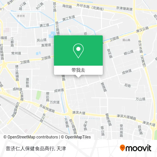 普济仁人保健食品商行地图