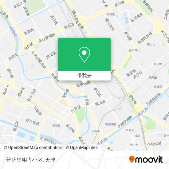 普济里粮库小区地图