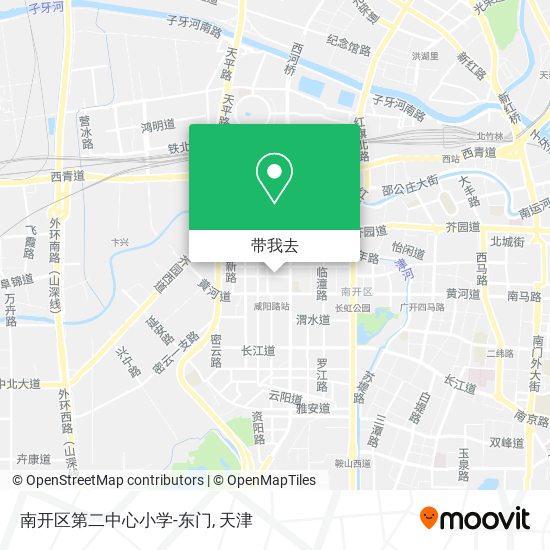 南开区第二中心小学-东门地图