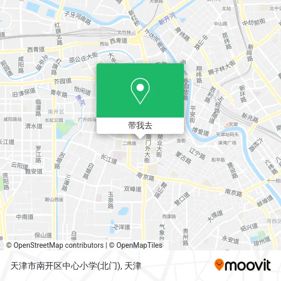 天津市南开区中心小学(北门)地图