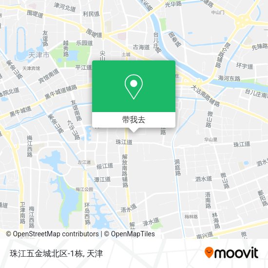 珠江五金城北区-1栋地图