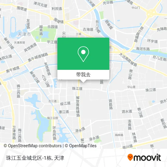 珠江五金城北区-1栋地图