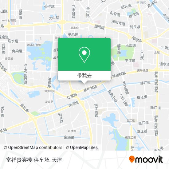 富祥贵宾楼-停车场地图