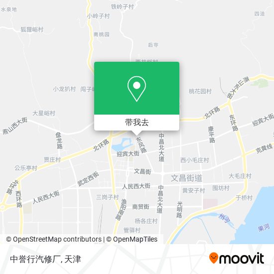 中誉行汽修厂地图