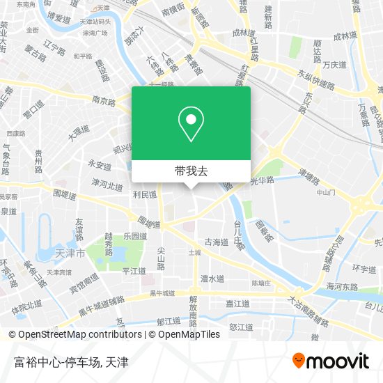 富裕中心-停车场地图