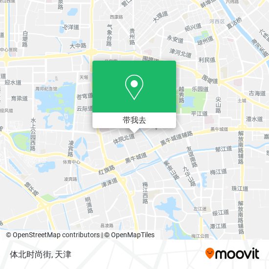 体北时尚街地图