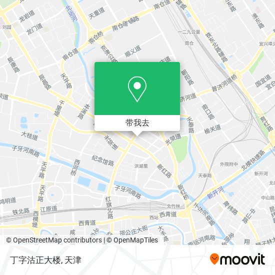 丁字沽正大楼地图
