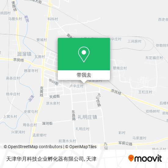 天津华月科技企业孵化器有限公司地图