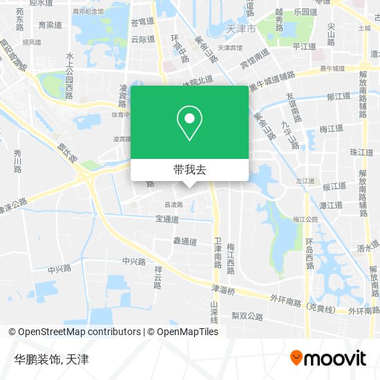 华鹏装饰地图