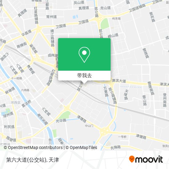第六大道(公交站)地图