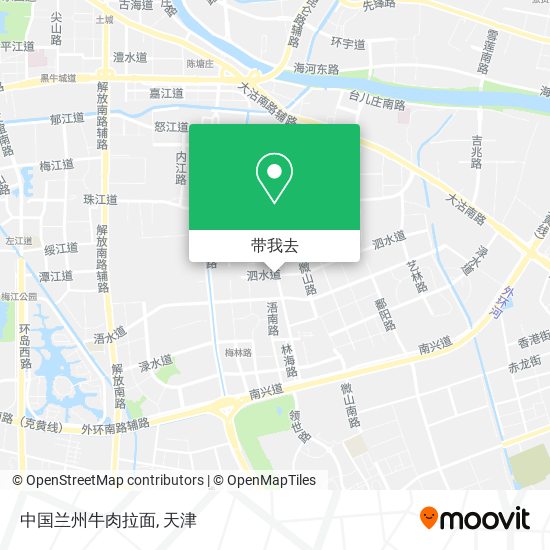 中国兰州牛肉拉面地图