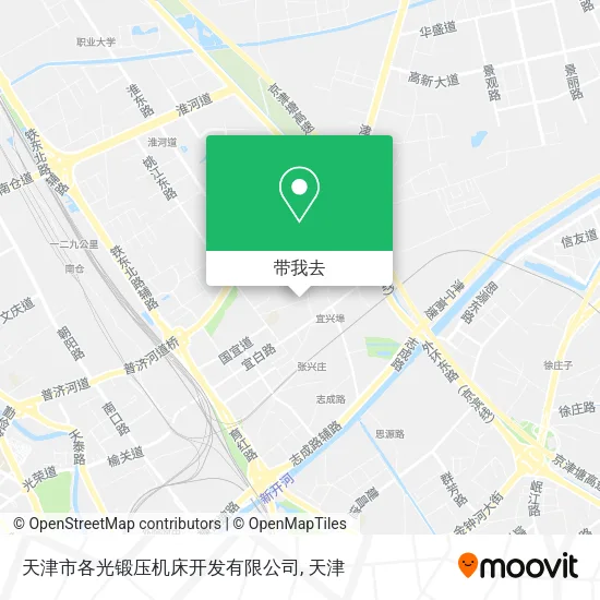 天津市各光锻压机床开发有限公司地图