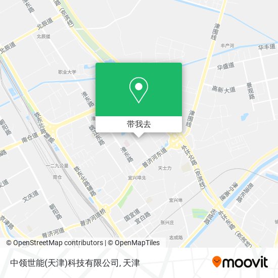 中领世能(天津)科技有限公司地图