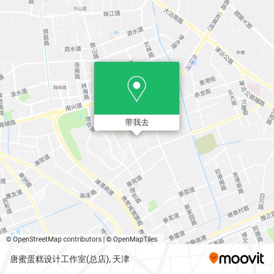 唐蜜蛋糕设计工作室(总店)地图