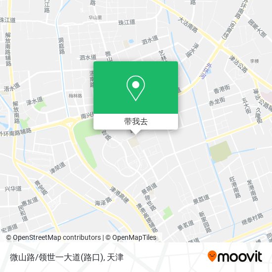微山路/领世一大道(路口)地图