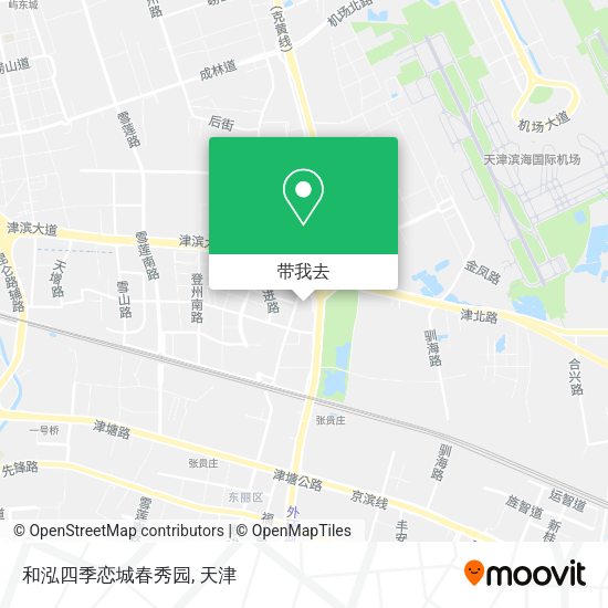 和泓四季恋城春秀园地图