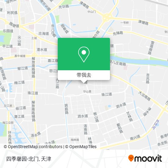 四季馨园-北门地图