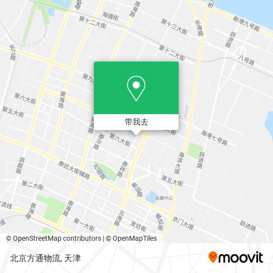 北京方通物流地图