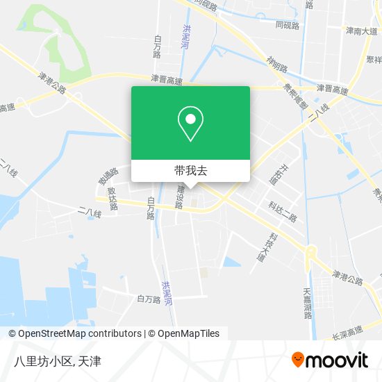 八里坊小区地图