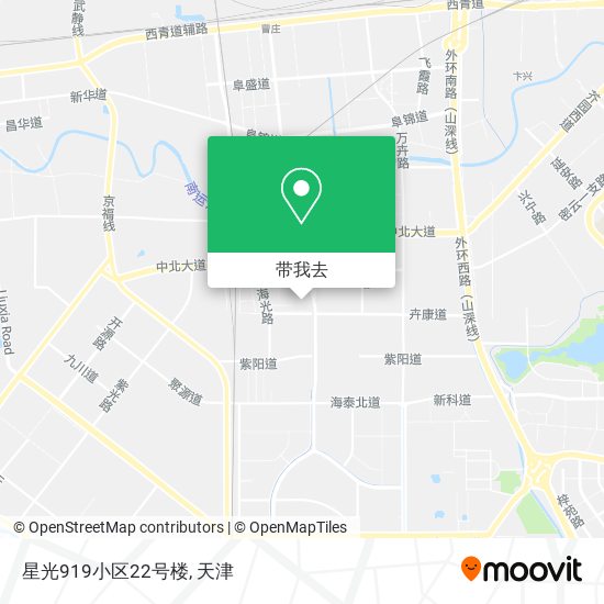 星光919小区22号楼地图