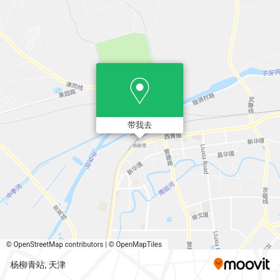 杨柳青站地图