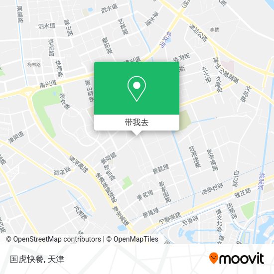 国虎快餐地图