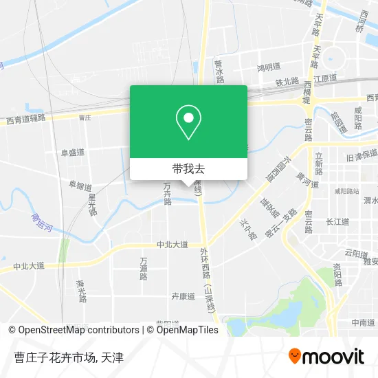 曹庄子花卉市场地图