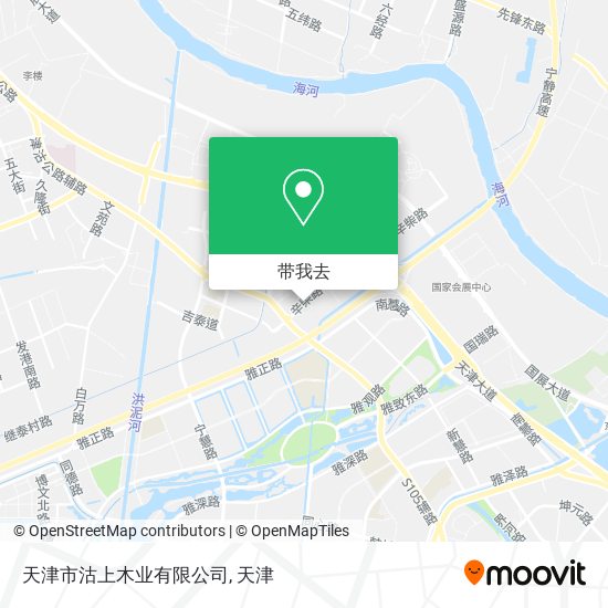天津市沽上木业有限公司地图