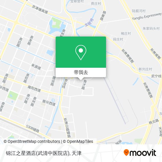 锦江之星酒店(武清中医院店)地图