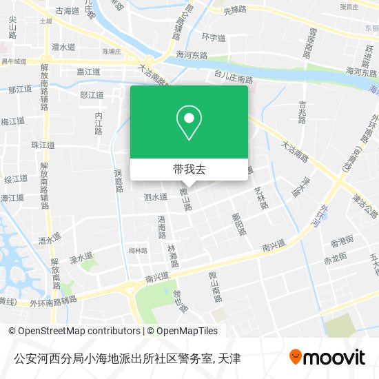公安河西分局小海地派出所社区警务室地图