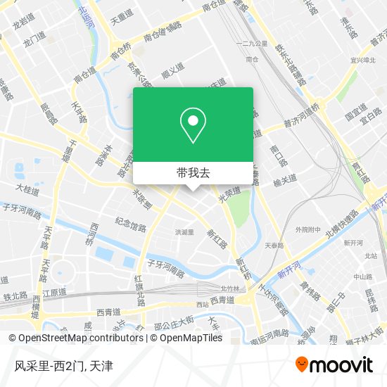 风采里-西2门地图