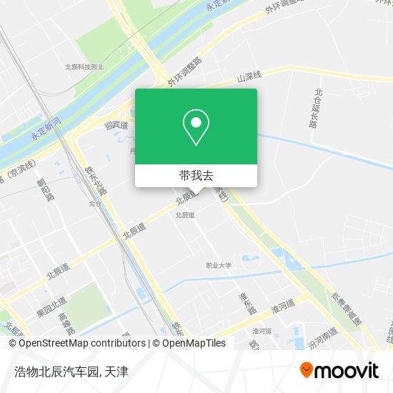 浩物北辰汽车园地图
