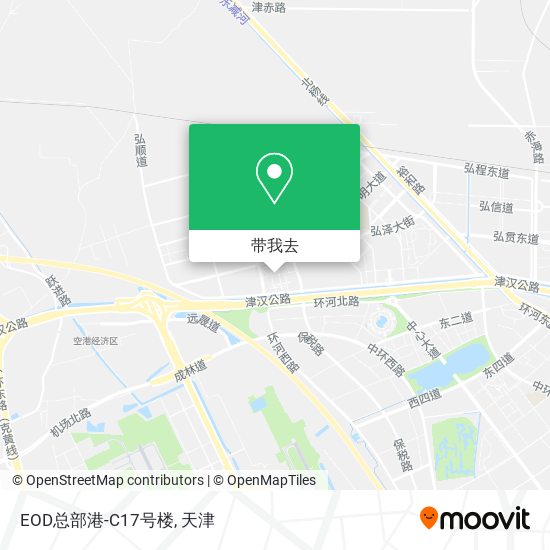 EOD总部港-C17号楼地图