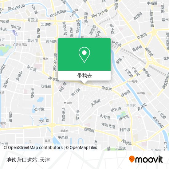 地铁营口道站地图