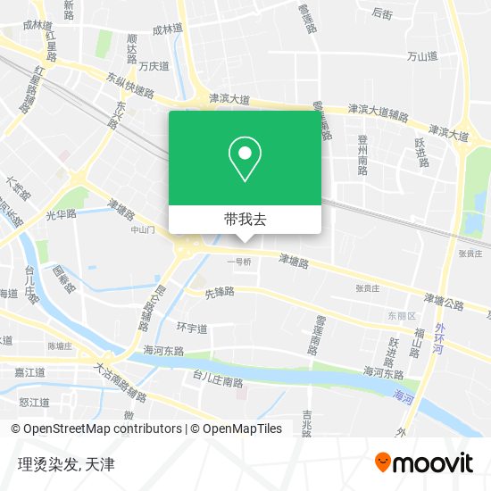 理烫染发地图