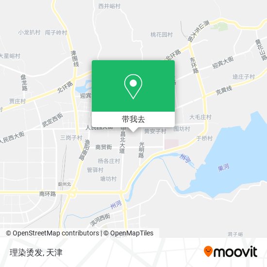 理染烫发地图