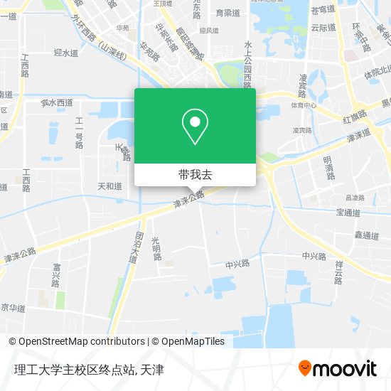 理工大学主校区终点站地图