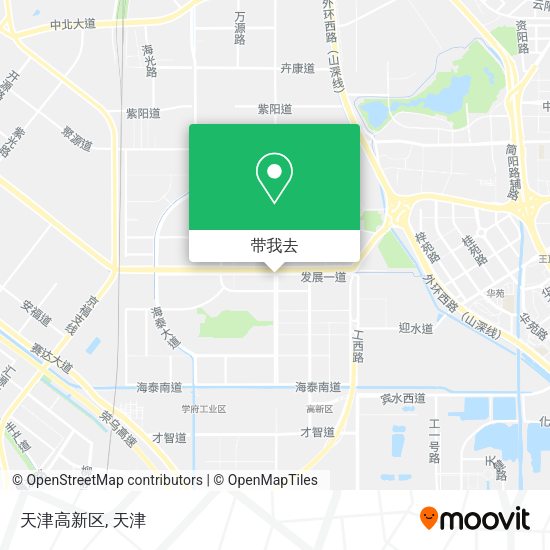 天津高新区地图