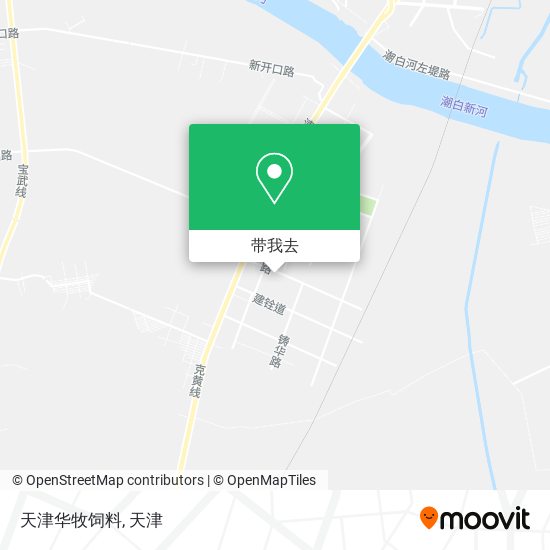 天津华牧饲料地图