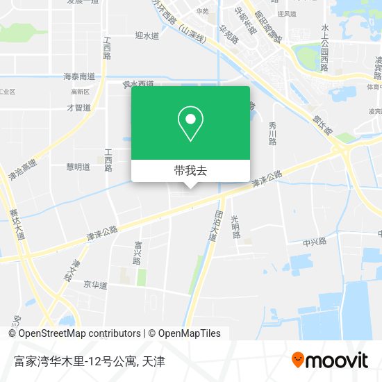 富家湾华木里-12号公寓地图