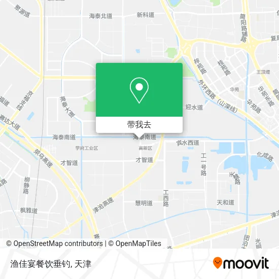 渔佳宴餐饮垂钓地图