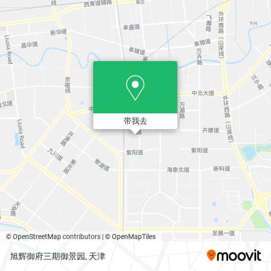 旭辉御府三期御景园地图