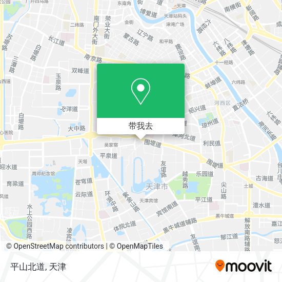 平山北道地图