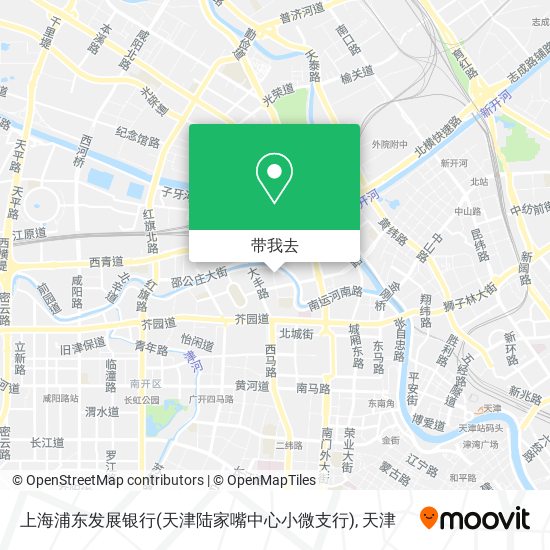 上海浦东发展银行(天津陆家嘴中心小微支行)地图