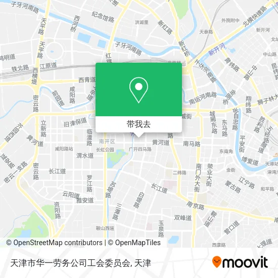 天津市华一劳务公司工会委员会地图