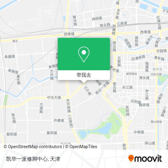 凯华一派修脚中心地图