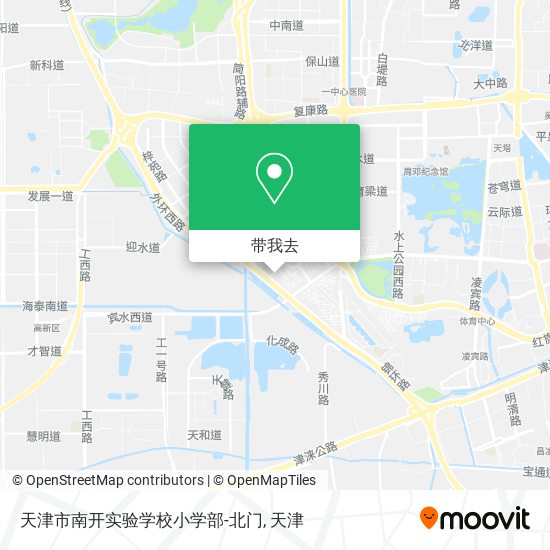 天津市南开实验学校小学部-北门地图
